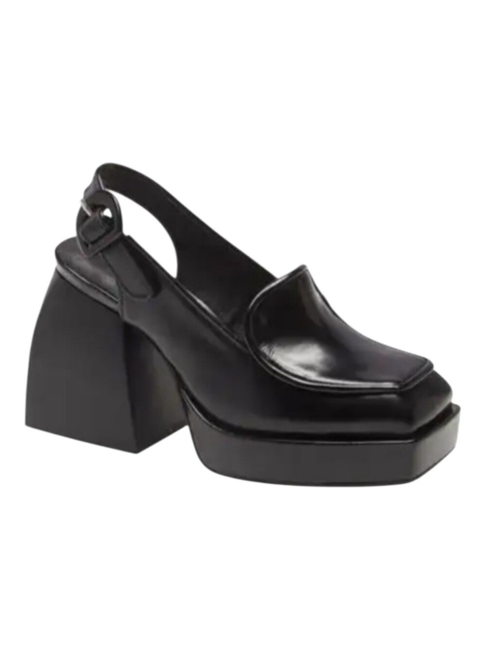 Jeffrey Campbell Duchess Block Heel Platform Slingback Loafer Whimsigoth Lolita